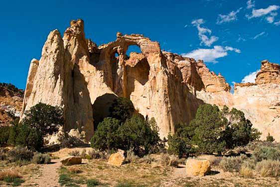 7 million acres of pristine mesas, red rock canyons, sandstone cliffs, natural bridges and arches.