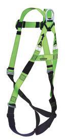 for added safety and support Polyester webbing V8001000 FBH-10002A PeakPro Harness - 1D -