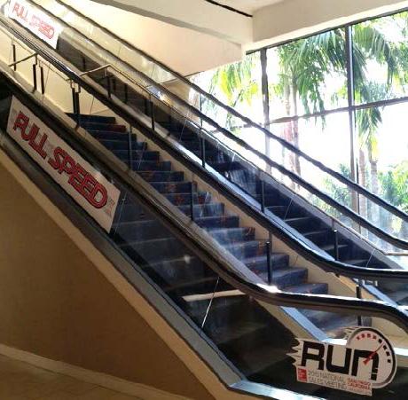 Elevators: $40,000 South Elevators: $45,000 Escalator Runners and Spot Graphics Your branding appears on escalator runners and