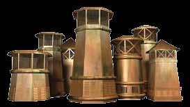 COPPER CHIMNEY POT FEATURES. A patented European Copper chimney pot meets the highest possible technical standards through its UL-listing and compliance with International Building Codes.