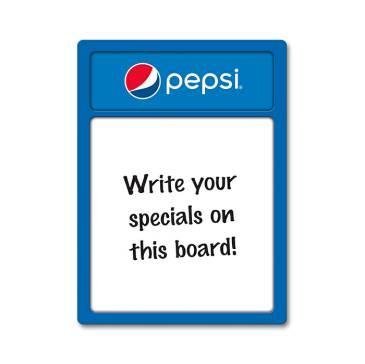 00 (127016) Dry Erase Board - with Stand 6ft Menu Board -