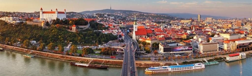 Danube between the shores of Hungary and