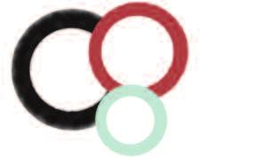 Ring Type Flange Gaskets 1/16-150# Red Rubber 1516-005-RR 1/2 27/32 17/8 1.20 1516-007-RR 3/4 11/16 21/4 1.25 1516-010-RR 1 15/16 25/8 1.30 1516-012-RR 11/4 121/32 3 1.