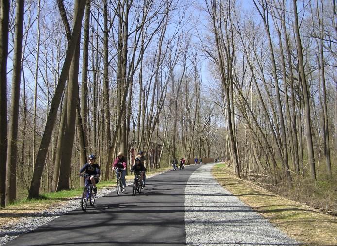 A referendum in 1995 discovered a majority of residents would be in favor of developing the abandoned corridor into a multipurpose trail. PennDOT received over $2 million to develop the trail.