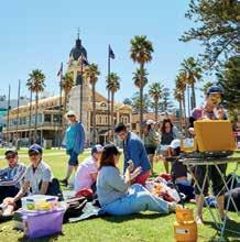 even cheering at a cricket or football match > Taking a tram to Adelaide s popular Glenelg Beach and eating fish and chips > Visiting the renowned Adelaide Central Market and China Town > Spending an