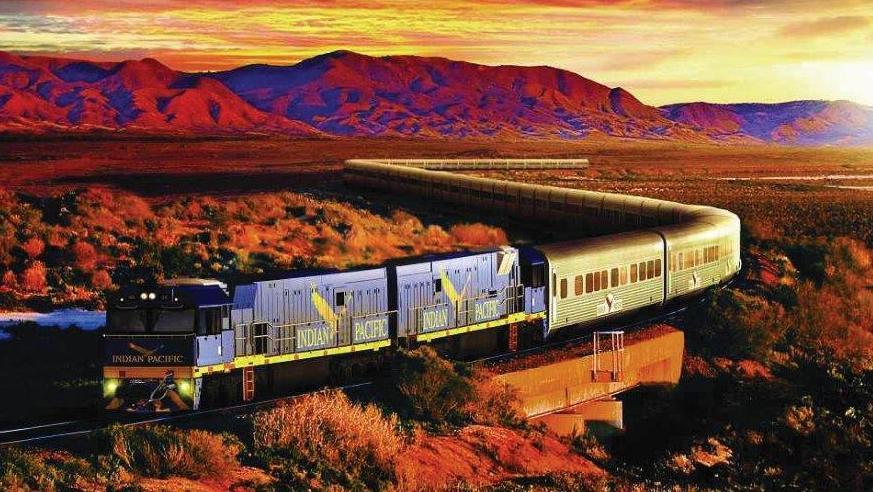 Australia s two great named trains operate through Port Augusta.