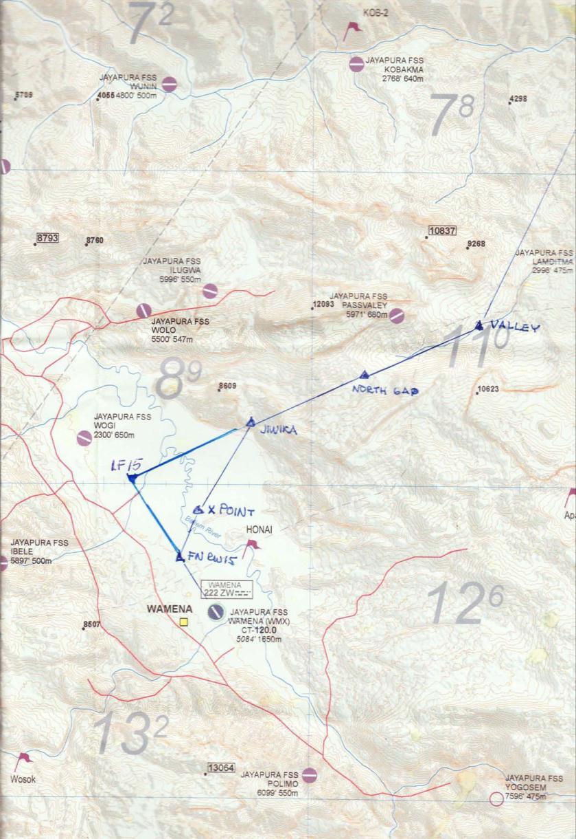 W67 BOKONDINI GAP MIDDLE GAP NORTH GAP Figure 3: The illustration of gaps and routes of Incoming and outgoing flights 1.