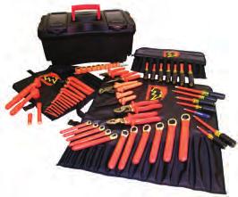 INSULATED TOOL KITS TK60 S10TK12 HOT BOX TOOL KIT WITHOUT TORQUE WRENCH TK60E 59 pcs.