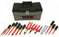 Each kit includes easy storage tool rolls and light weight tool box.