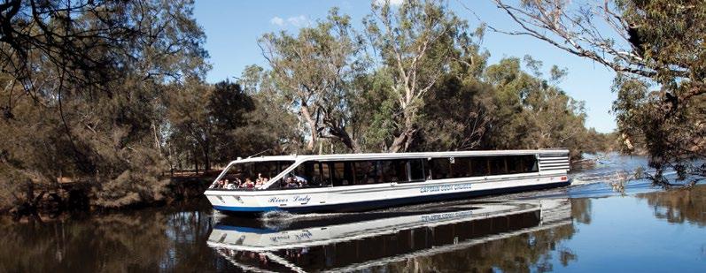 Perth s Famous Wine Cruise 7 hours 15 minutes, departs daily Relax and enjoy the ever-changing scenery as you escape the city and cruise into the upper reaches of the picturesque Swan Valley.