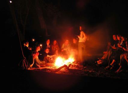 fire roasting marshmallows and enjoy a few drinks with new friends and mother nature Day 2 Breakfast 4WD