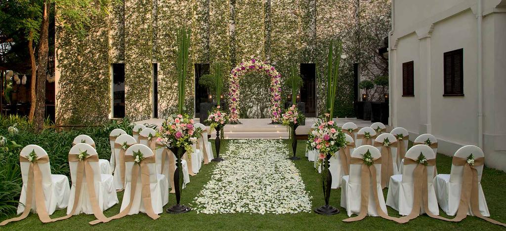 WEDDINGS At Anantara Chiang Mai Resort, inspired celebrations comprise flawlessly romantic occasions, from a surprise marriage proposal and the perfect wedding day, to a once-in-a-lifetime honeymoon