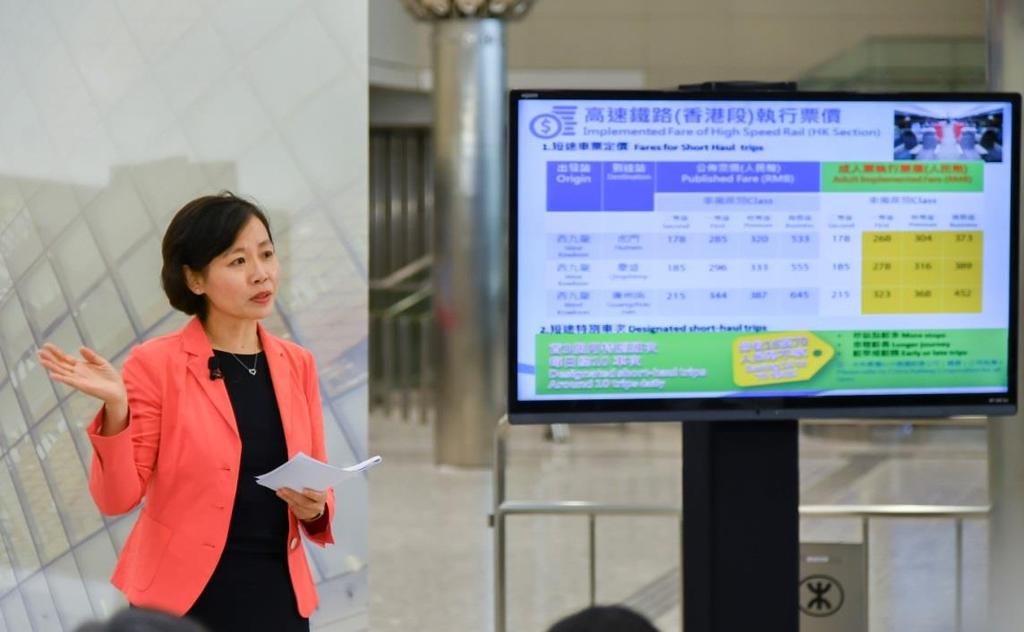 3. Commercial Director Ms Jeny Yeung explains the mechanism of Published Fares