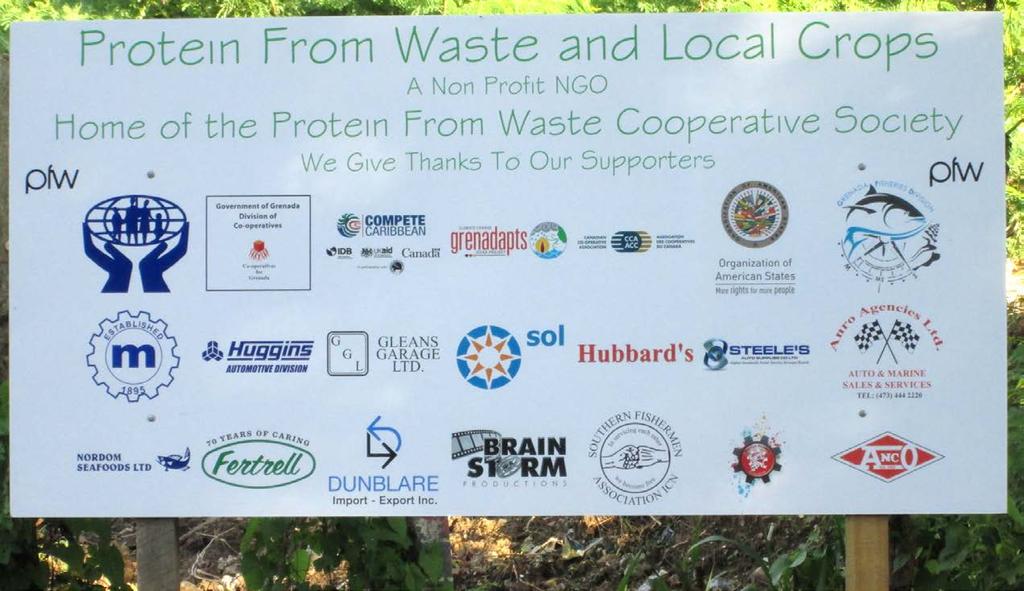 Sol Grenada Supports the Home of Protein from Waste Society The Sol Grenada Operations team, being guided by the HSE mandate, has supported the non-governmental organisation (NGO) renewable