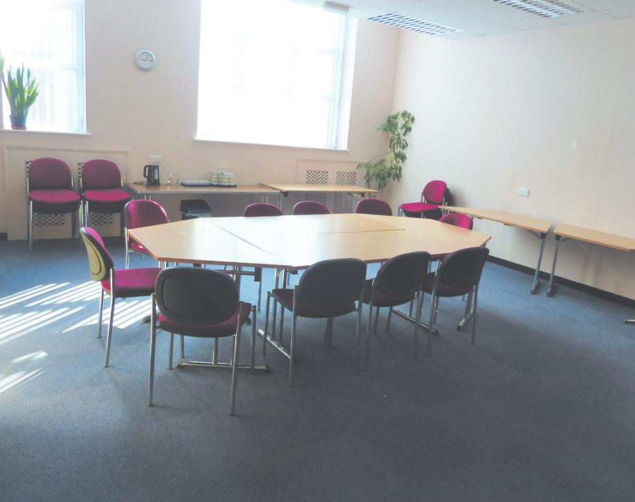 This large room can be divided to provide separate meeting rooms.
