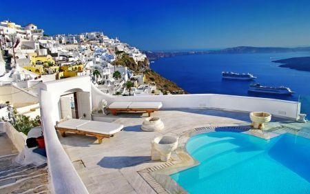 5 Mykonos - Santorini Today, After Breakfast You Will Be Picked Up From Your Hotel And Transferred At Mykonos Port For Your Ferry Embarkation To Santorini Island.