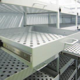 Performance Storage Systems Ltd Aluminium Shelving held in stock Full Design