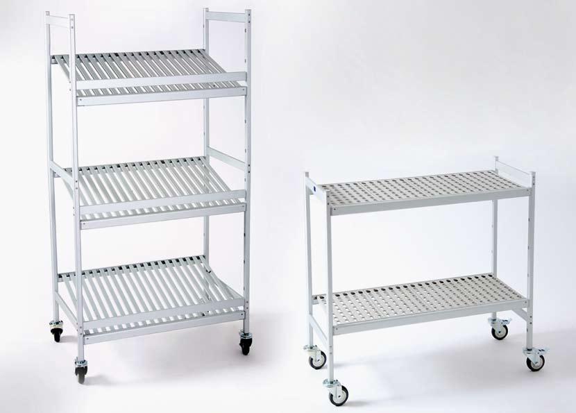 Trolleys 3 years DISPLAY TROLLEY. functional and versatile display solution. A trolley designed to display and store all manner of products.