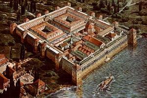 Diocletian palace (a palace/fort built for