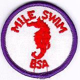 You must participate in several training sessions before completing the mile swim. There is no time limit for completion.