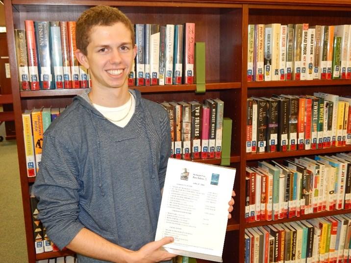 Volunteer Of The Quarter Library Volunteer For the past 4 years, Connor Marrich has provided valuable volunteer service to the Parkland Library.