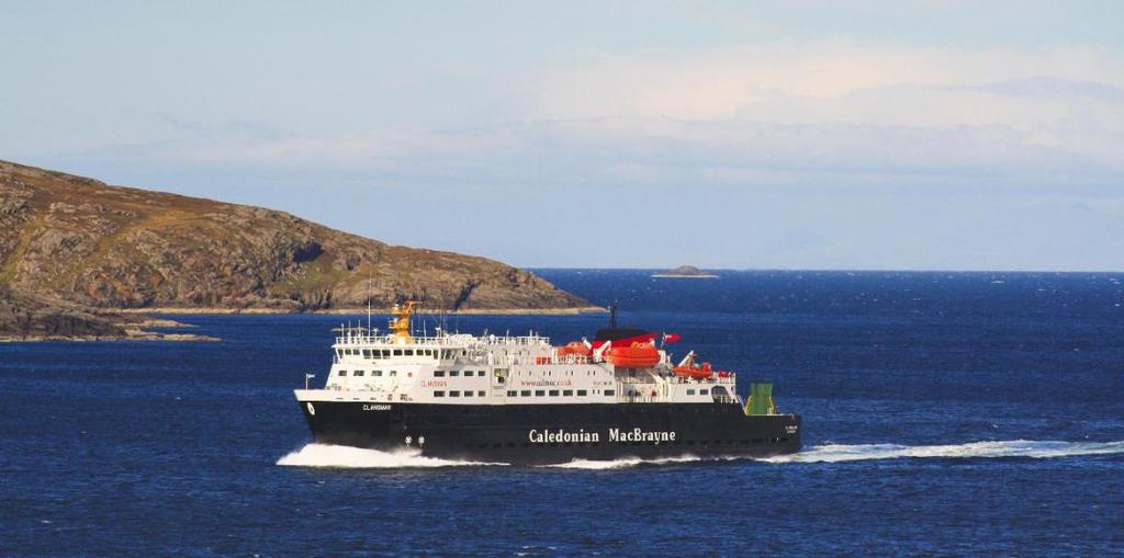 Oban Coll/ Tiree (Base: 1) % % Using once every few months or less often Are travelling to/ from a holiday/ short break The route has the lowest frequency of use by individual passengers of any of