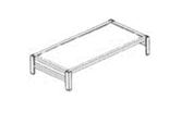 STANDARD TOP BUNK 1 3/4" angle iron frame, welded construction. 16 gauge perforated pan, welded to frame. Designed for safety and ease of conversion.