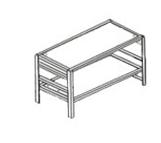 ND UE EY WARM EY STB3078-XX STD TOP BUNK 30"X78" STB3678-XX STD TOP BUNK 36"X78" COMBINATION BUNK BED 1 3/4" angle iron frame, welded construction. 16 gauge perforated pan, welded to frame.