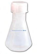 68006 1000 CONICAL FLASK Volume(ml) Made of Polypropylene, 38101 100 these cone shaped flasks 38102 250 are rigid, translucent & autoclavable.