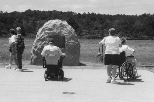 Access for disabled persons While preserving natural and cultural resources is an important mission of the National Park Service, ensuring public access to these resources is also an important task.