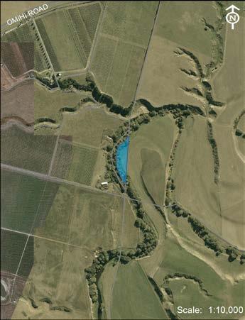 The reserve is bounded by the Scargill Creek and consists of mainly creek bed and mature willow trees.