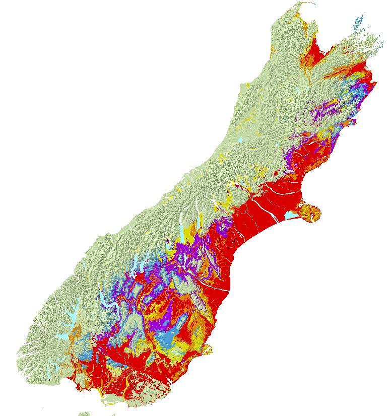 Mackenzie Basin: - also a Stronghold for Nationally Threatened and At Risk Ecosystems New Zealand s low-lying