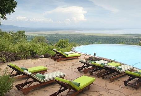 The lodge is perched high above the lake with magnificent views from your room and the grounds. Dinner and overnight at Lake Manyara Serena Safari Lodge.