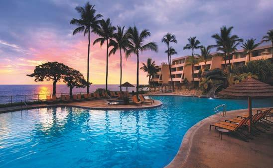 Sheraton Kona Resort & Spa With an unmatched location on the iconic lava rocks of the Big Island s Kona Coast, Sheraton Kona Resort & Spa at Keauhou Bay delivers a captivating blend of adventure,