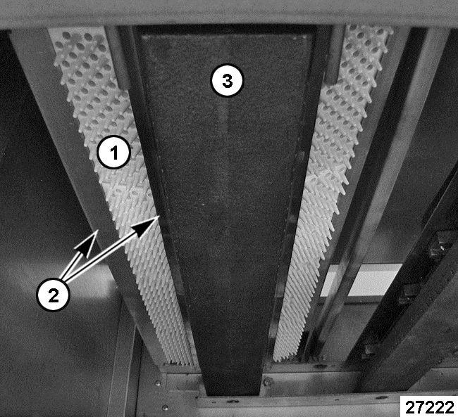 Remove screws securing pilot tube mounting brackets [1] Fig. 13 to burner support [2] Fig. 13. Position pilot tube assemblies out of the way to the sides.