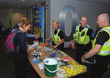 A range of stalls and displays showcased the work of a range of departments and provided crime prevention advice and information for people potentially interested in becoming Special Constables,