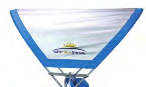 » BIG SURF WITH SUNSHADE Breathable mesh backrest The Big Surf with SunShade is a 4-position