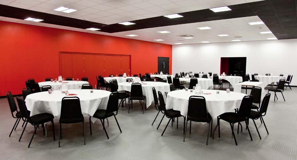 Located at the rear of the Red Hall and consisting of two spaces which can be used together or individually.