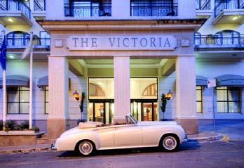 OUR HOTEL THE VICTORIA This classy and iconic hotel is situated in the popular and the very up-market district of Sliema.