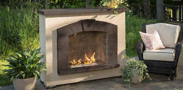 gas outdoor fireplaces Make your outdoor room memorable with a beautiful gas fireplace.