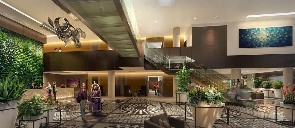 The 406- room downtown urban resort offers spaces ideal for private celebrations, weddings, and corporate functions.