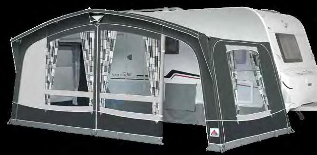 Octavia High Tech design for the future The Octavia is designed and developed by Dorema to enhance the futuristic styling of the latest modern 30% 815.- caravans.