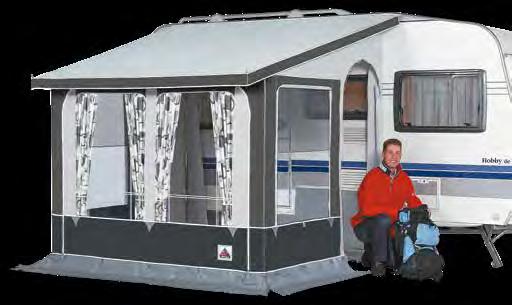 Davos 389.- 4 Seasons Porch awning This large universal winter porch awning has a 200cm depth and is fitted with the option of inside/outside mud wall as standard.