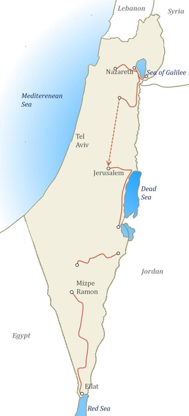 Israel with its wonderful, rich history that dates back to the days of the bible, the Sea