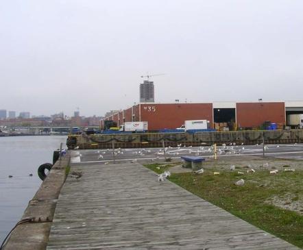 Built on a sand spit at the mouth of The Don River and marshland between the spit and Ashbridge s Bay, where the Don River flowed through to its primary outlet into the Inner Harbour.