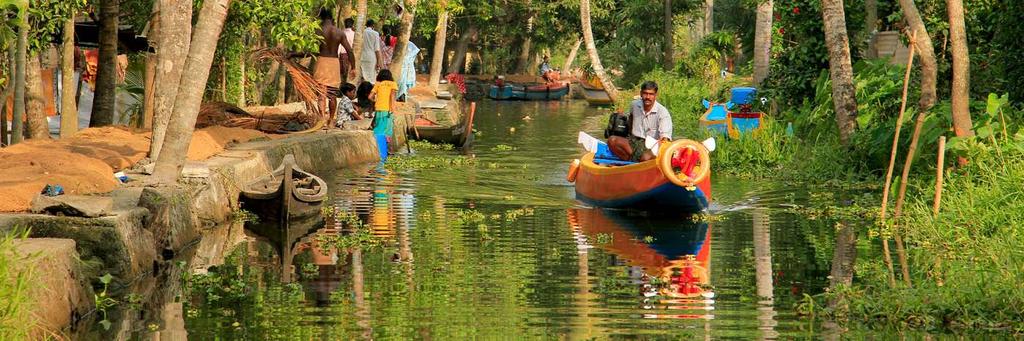 Own Country. This extraordinarily beautiful part of India offers extreme diversity. Enjoy the breathtakingly beautiful Backwaters, beaches, tea, coffee and spice plantations and wildlife reserves.