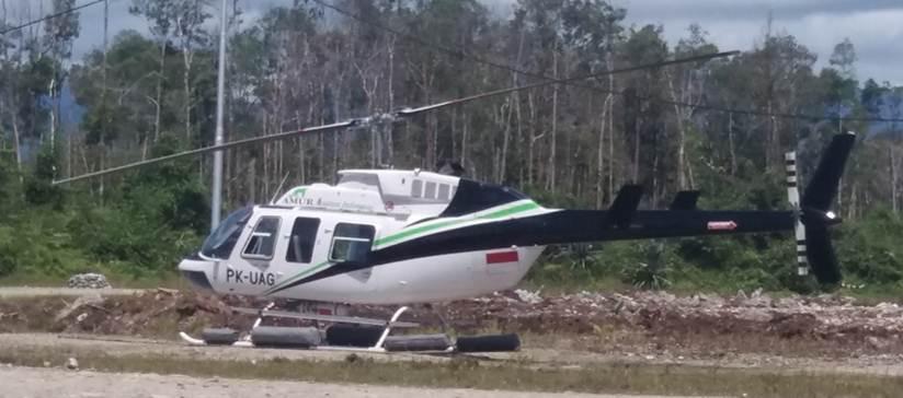 Helicopter Bell 206L-4; PK-UAG