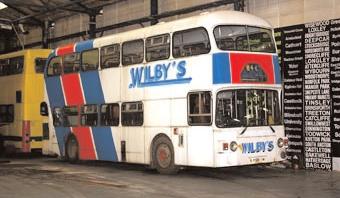 Recently in service with Wilbys of Leicester and now preserved by Laurence Hayward is Alexander-bodied Leyland Fleetline LMS i69w new to Alexander (Midland) in 1980 as its MRF169 The Transport