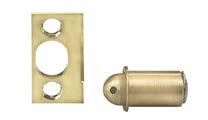 diameter strike Finish: Brass-look (BR) Packed: 100 per carton 902 BR DIP Steel Catch with Barrel and Spring Size: