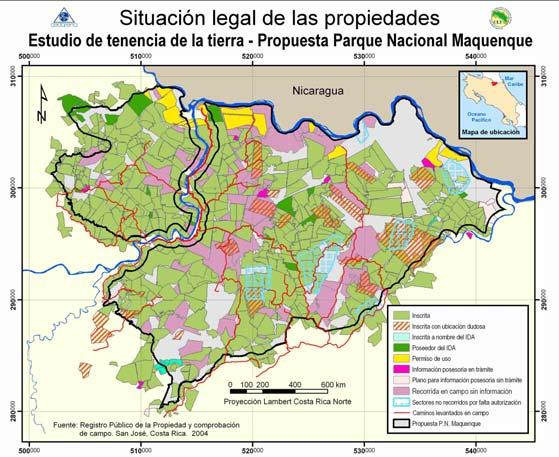 the territory of the proposed Maquenque
